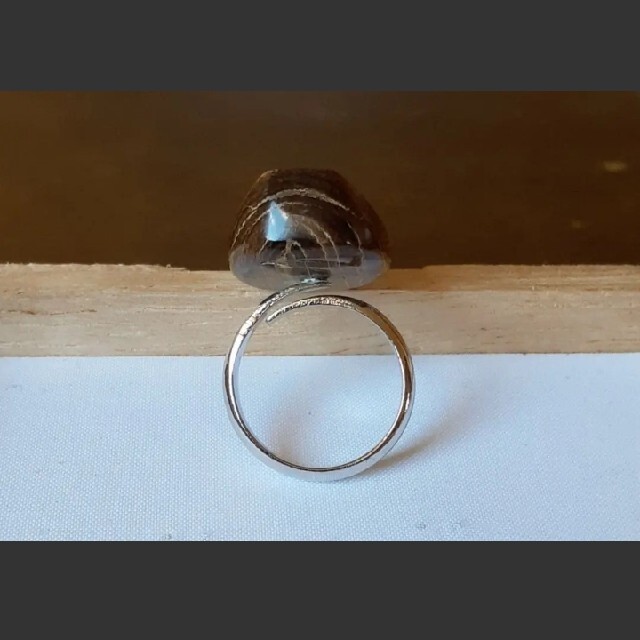 164.青珊瑚(レインボーコーラル)のリング レディースのアクセサリー(リング(指輪))の商品写真