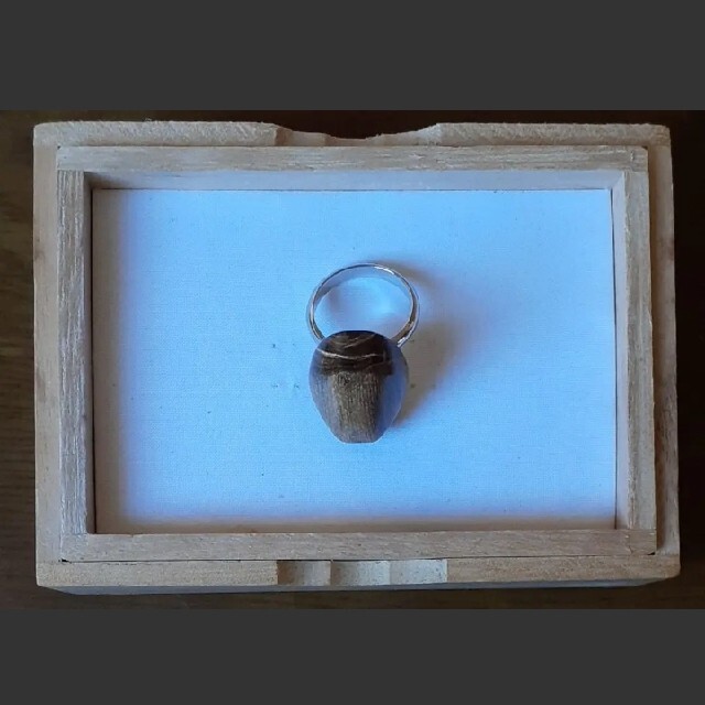 164.青珊瑚(レインボーコーラル)のリング レディースのアクセサリー(リング(指輪))の商品写真