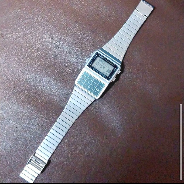 CASIO DATA BANK SILVER 腕時計