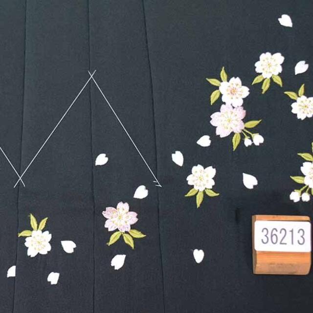 袴 単品 桜刺繍 ぼかし (袴下91cm 95cm) グリーン NO36213の通販 袴 単品 桜刺繍 ぼかし (袴下91cm 95cm) グリーン NO36213の通販