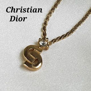 クリスチャンディオール(Christian Dior)の【keipon様専用】ディオール ネックレス CDロゴ ラインストーン ゴールド(ネックレス)