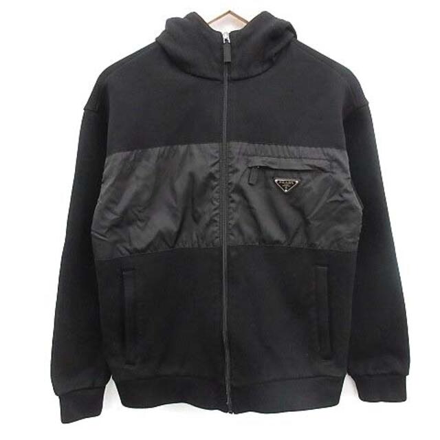 プラダ PRADA 18年 テクニカルコットンフリースジャケット XS