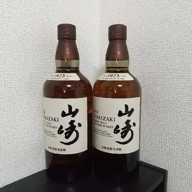 サントリー(サントリー)のサントリー 山崎 シングルモルト ウイスキー 43度 700ml 2本セット 食品/飲料/酒の酒(ウイスキー)の商品写真