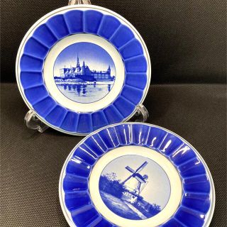 ロイヤルコペンハーゲン(ROYAL COPENHAGEN)の【限定品】2点セット ロイヤルコペンハーゲン イヤープレート 1995／96年(陶芸)