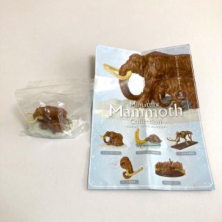 マンモス展　ミニチュアマンモスコレクション　ケナガマンモスの親子(美術館/博物館)