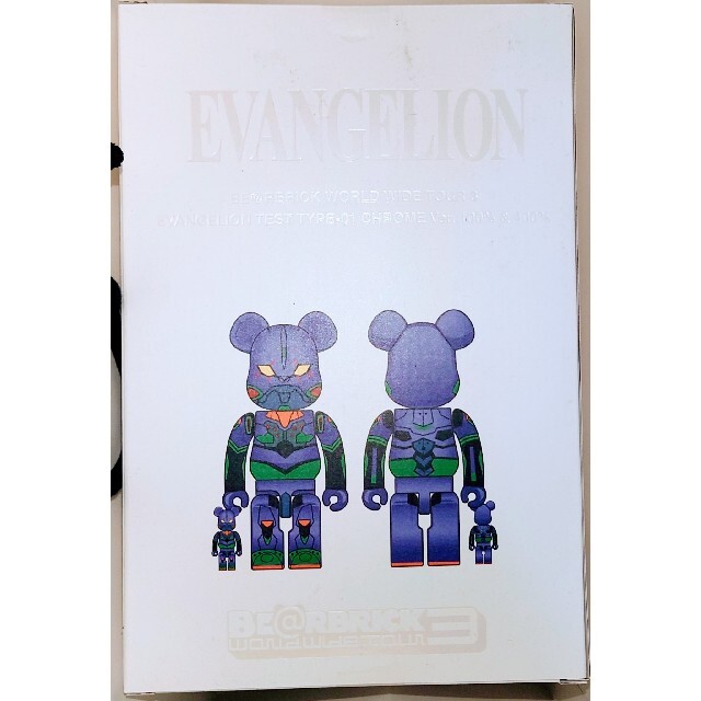 BE@RBRICK エヴァ初号機 CHROME Ver.100％ & 400％ 新品 www.gold-and