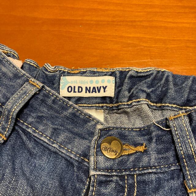 Old Navy(オールドネイビー)のOLD NAVY デニムパンツ　140 キッズ/ベビー/マタニティのキッズ服女の子用(90cm~)(パンツ/スパッツ)の商品写真