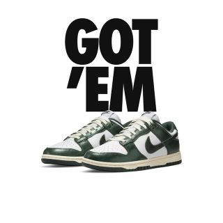 ナイキ(NIKE)のNIKE ダンクLOW  Vintage Green 23.0✖️2個(スニーカー)