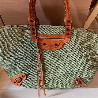 バレンシアガバッグ(BALENCIAGA BAG)のバレンシアガカゴバッグ BALENCIAGA PARIS(かごバッグ/ストローバッグ)