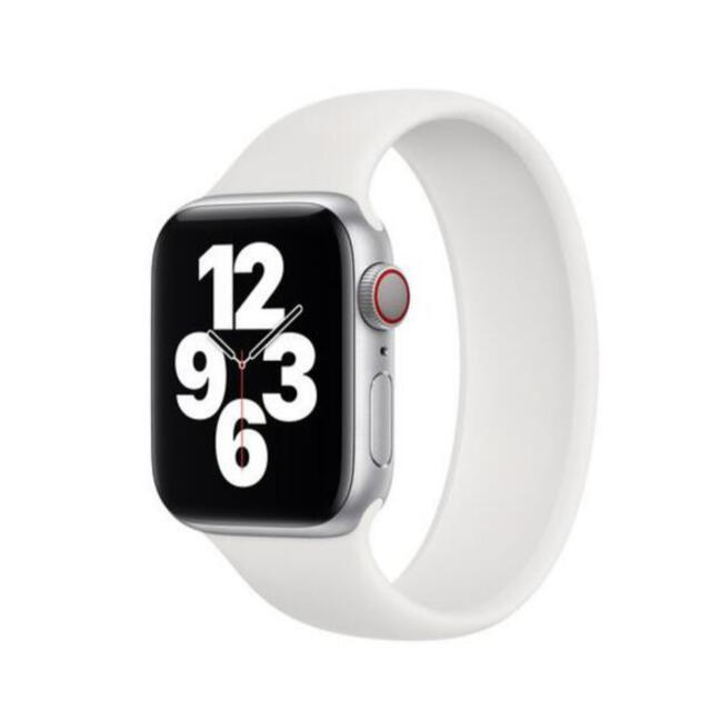 Apple Watch(アップルウォッチ)のApple Watch シリコン ソロループ ホワイト40mm メンズの時計(ラバーベルト)の商品写真