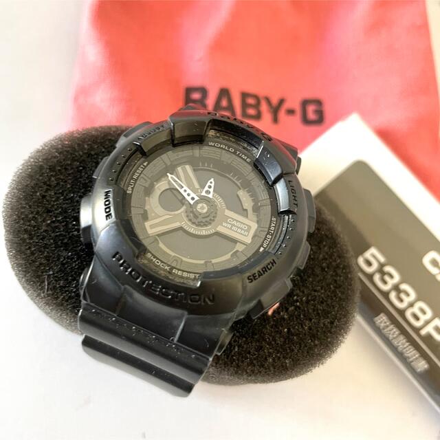 Baby-G(ベビージー)のCASIO カシオ Baby-G ベビージー 腕時計 ブラック レディースのファッション小物(腕時計)の商品写真