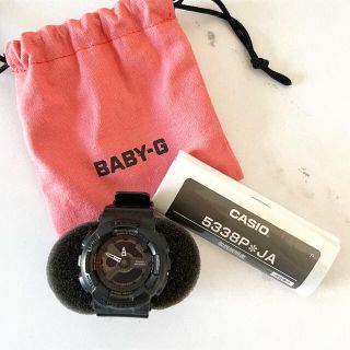 ベビージー(Baby-G)のCASIO カシオ Baby-G ベビージー 腕時計 ブラック(腕時計)