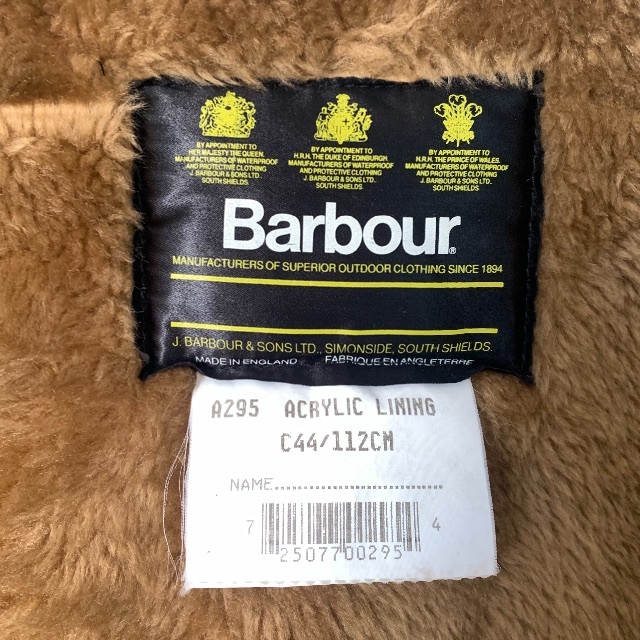 Barbour - Barbour（バブアー）ボアライナー