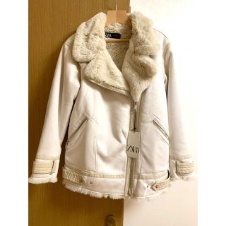 ZARA - フェイクファーダブルフェイスジャケット ZARAの通販 by 鈴蘭's