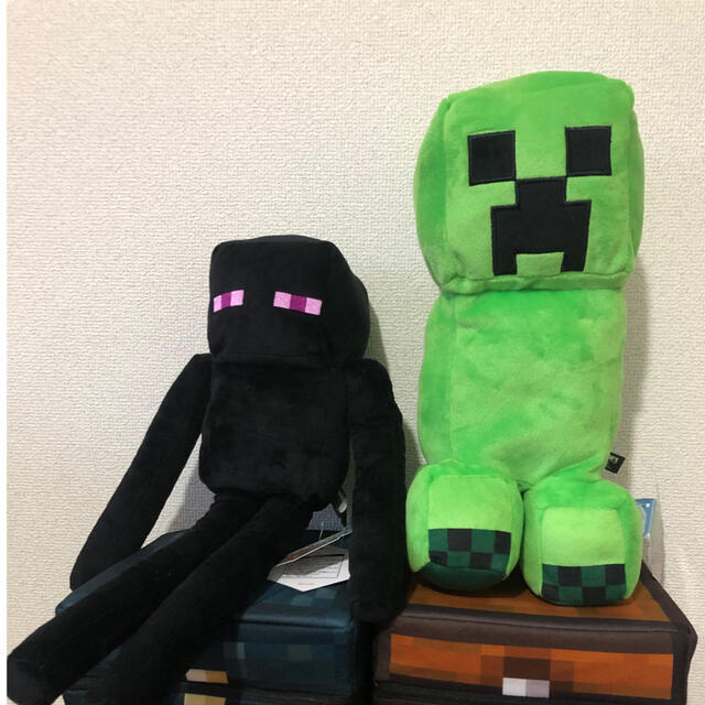 マインクラフト BIGぬいぐるみ クリーパー　エンダーマン | フリマアプリ ラクマ