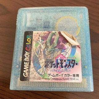 ゲームボーイ(ゲームボーイ)のポケットモンスタークリスタルバージョン　(携帯用ゲームソフト)