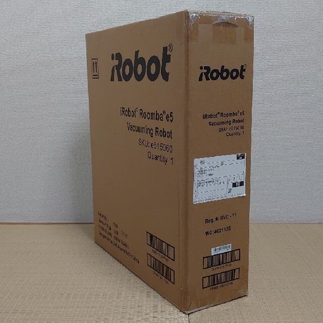 iRobot(アイロボット)の[新品未開封] iRobot Roomba e5 スマホ/家電/カメラの生活家電(掃除機)の商品写真