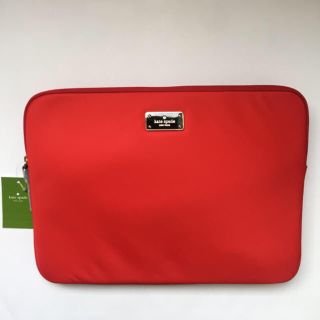 ケイトスペードニューヨーク(kate spade new york)の【yoko様専用】新品 Kate Spade PCケース レッド(モバイルケース/カバー)