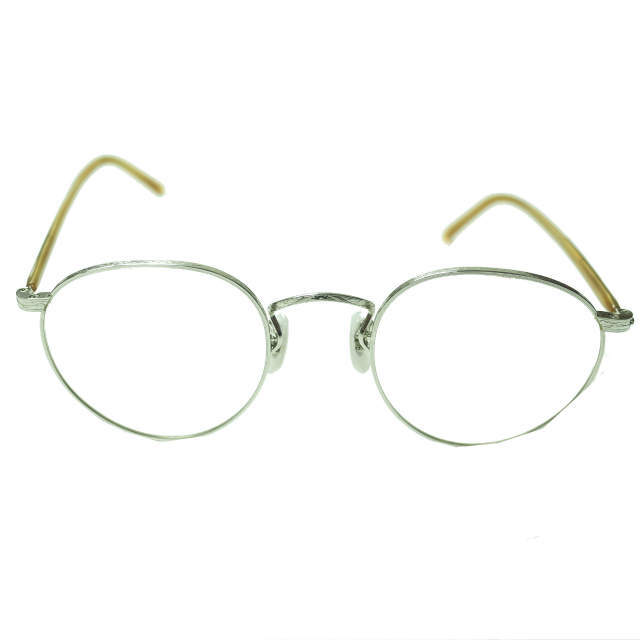 OLIVER PEOPLES OP-78 メタルボストンメガネ メンズ メンズのファッション小物(サングラス/メガネ)の商品写真