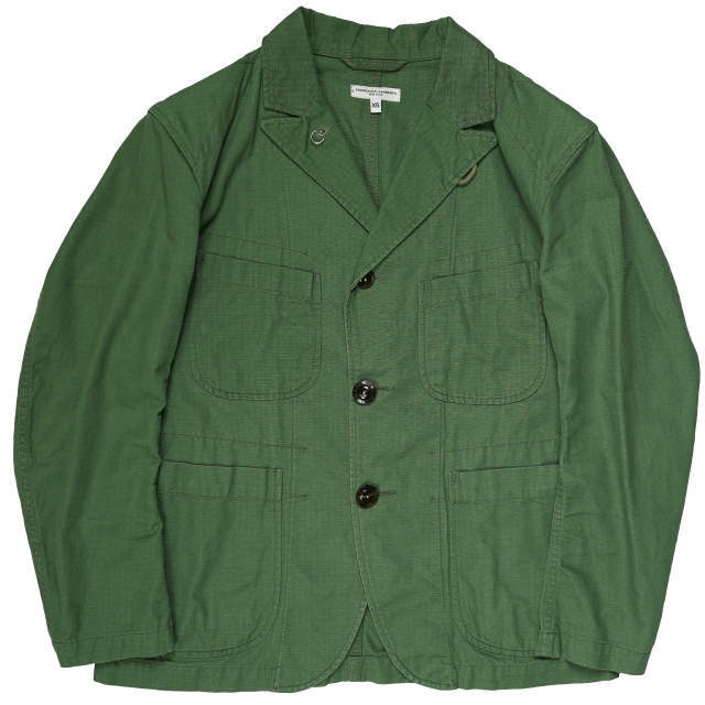 Engineered Garments エンジニアードガーメンツ 20SS アメリカ製 Bedford Jacket - Cotton Ripstop ベッドフォードジャケット コットンリップストップ XS Olive テーラード アウター【Engineered Garments】