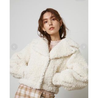 SNIDEL - ボアビッグカラージャケット スナイデル snidelの通販 by