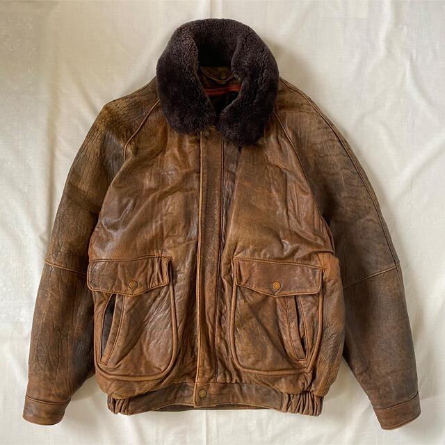 Vintage Lamb Leather 羊革 ムートンジャケット ラムレザー