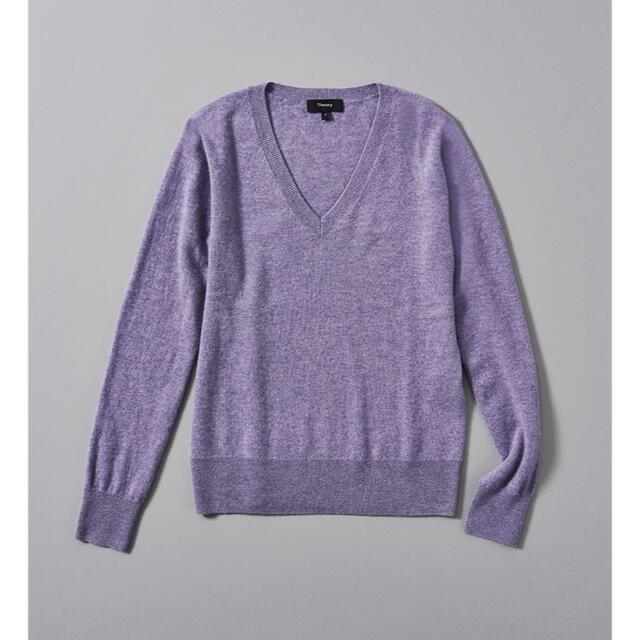 Theory 20aw Vネックプルオーバーニット 本物の 9639円 www