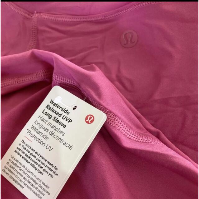 lululemon(ルルレモン)のルルレモン　UV保護　長袖Tシャツ　サイズL レディースのトップス(カットソー(長袖/七分))の商品写真