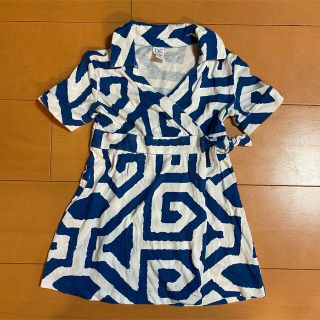 ダイアンフォンファステンバーグ(DIANE von FURSTENBERG)のDVF × GAP  カシュクールワンピース(ワンピース)