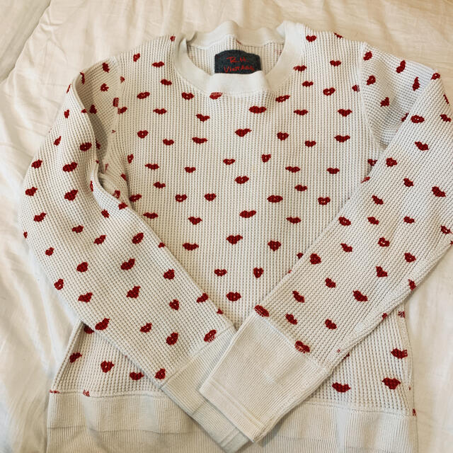 ロンハーマン ヴィンテージ リップ柄 サーマルTシャツ カットソー