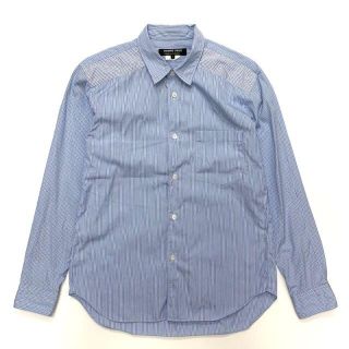 コムデギャルソンオムプリュス(COMME des GARCONS HOMME PLUS)のコムデギャルソンオムドゥ ストライプ ヨーク 切替 シャツ Sサイズ CDG(シャツ)