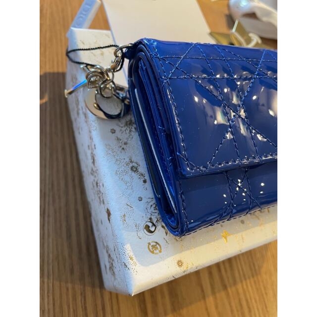 新品未使用 ディオール ウォレット ブルー 財布 dior 新品未使用 ディオール ウォレット ブルー 財布 dior