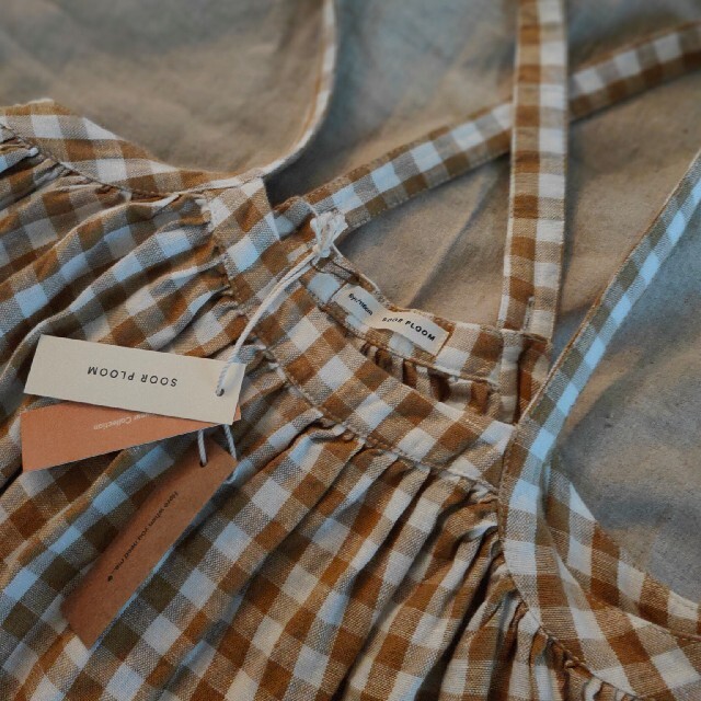 美品】Soor ploom Eloise Pinafore Gingham 美品】Soor ploom Eloise Pinafore Gingham
