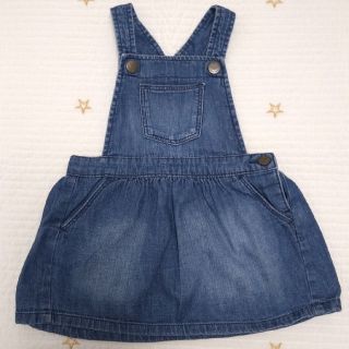 ベビーギャップ(babyGAP)のbabyGAP デニム サロペット 90cm 18-24M ジャンパースカート(ワンピース)