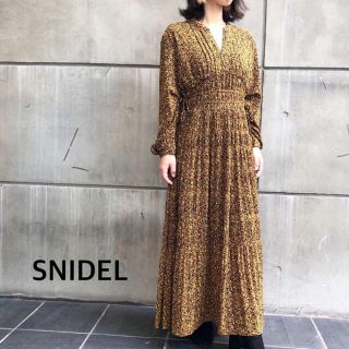 スナイデル(SNIDEL)のスナイデル♡ウエストシャーリングワンピース(ロングワンピース/マキシワンピース)