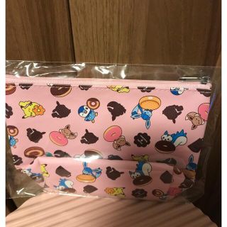 ☆新品！ポケモンミスドマチ付きポーチ！(キャラクターグッズ)