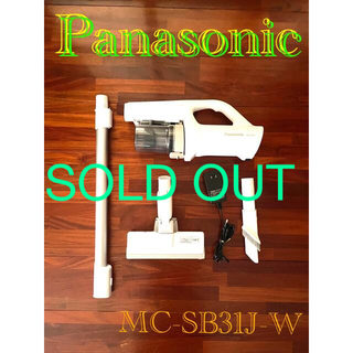 パナソニック(Panasonic)のpanasonic❗️ コードレス スティック クリーナー　MC-SB31J-W(掃除機)