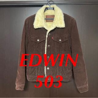 エドウィン(EDWIN)のEDWIN 503（エドウィン503)【46227】コーデュロイファージャケット(Gジャン/デニムジャケット)