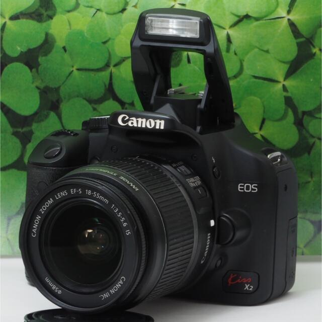 美品】スマホへ転送も可能❤️一眼の入門機 Canon KissX2レンズセット
