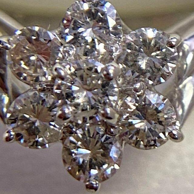 Pt900 天然ダイヤモンドリング D1.00ct サイズ13.5号 5.2g | www