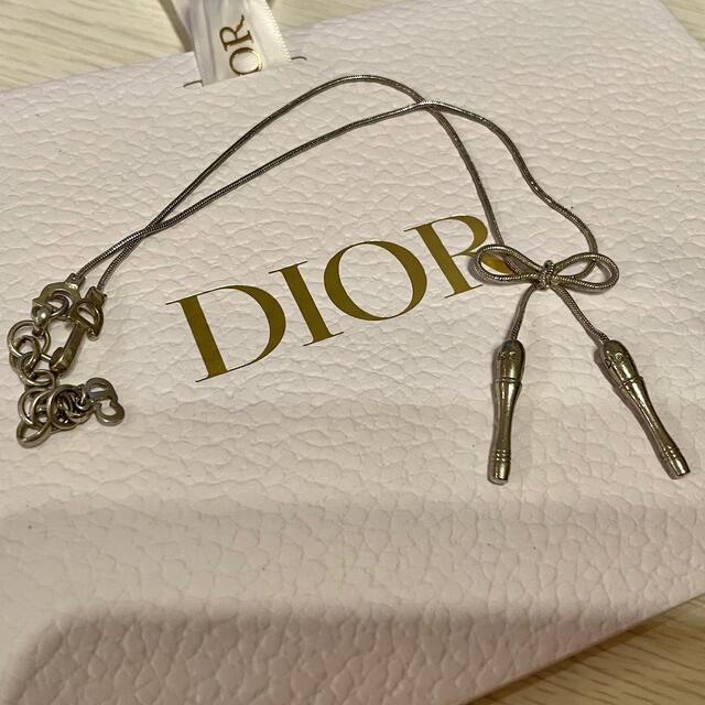 Christian Dior(クリスチャンディオール)のChristian Dior /クリスチャン・ディオール　シルバーネックレス レディースのアクセサリー(ネックレス)の商品写真