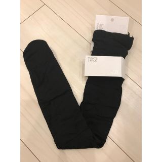 未使用⭐︎黒タイツ　H&M ブラック　110/115(靴下/タイツ)