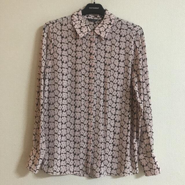 美品】マリメッコ ウニッコ シルクブラウス サイズ34 | dondiegosanta.com