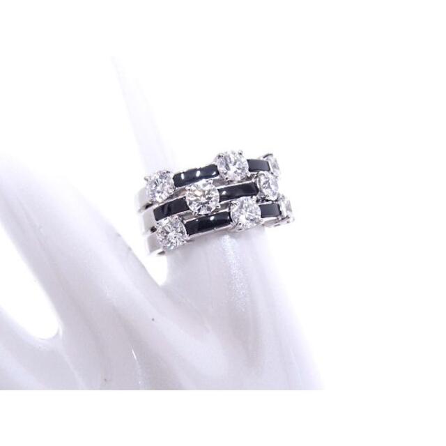 TASAKI(タサキ)の田崎真珠 指輪 ダイヤ　オニキス　Pt900　プラチナ　リング TASAKI  レディースのアクセサリー(リング(指輪))の商品写真
