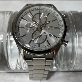 セイコー(SEIKO)のWIRED ワイアード 腕時計 クロノグラフ 7T92-0SM0(腕時計(アナログ))