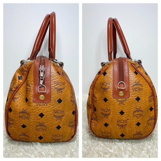 MCM エムシーエム ミニボストンバッグ ハンドバッグ ヴィセトス柄