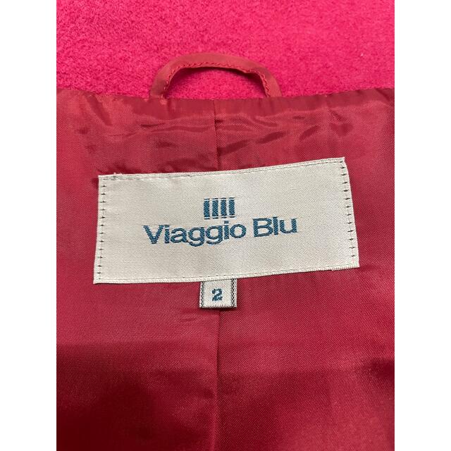 VIAGGIO BLU(ビアッジョブルー)のViaggio Bluウール・カシミア混コート レディースのジャケット/アウター(ロングコート)の商品写真