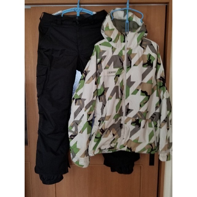 バートン BURTON スノーボードウェア上下セット Mサイズ