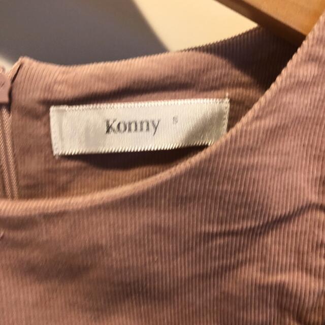 Konny コニー 授乳ワンピース ギンガムチェック ラッフル 21新商品 Konny コニー 授乳ワンピース ギンガムチェック ラッフル 21新商品