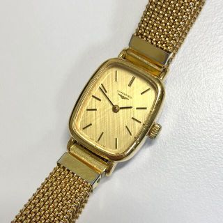 ロンジン(LONGINES)のLONGINES ロンジン レディース 腕時計 手巻き ゴールド 稼働品(腕時計)